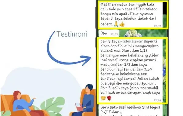 testimoni klien roemah hipnoterapi hipnolink