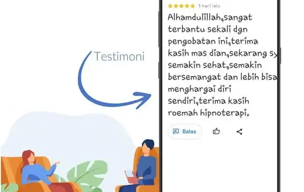testimoni klien roemah hipnoterapi hipnolink